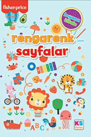 KS Games Fisher Price Boyama Kitabı - Rengarenk Sayfalar 1