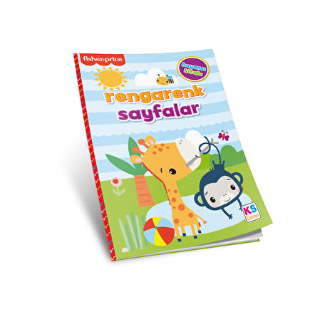 KS Games Fisher Price Boyama Kitabı - Rengarenk Sayfalar 2 (Hayvanlarla Boyama)
