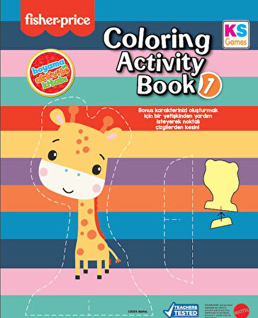 KS Games Fisher Price Boyama Aktivite Kitabı 1