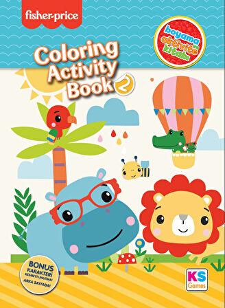 KS Games Fisher Price Boyama Aktivite Kitabı 2
