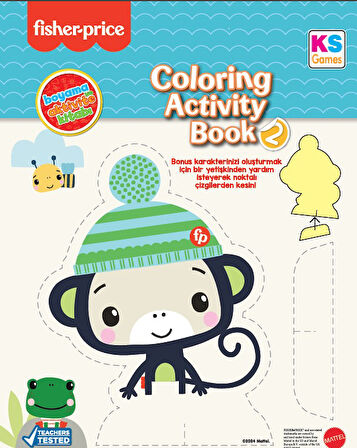 KS Games Fisher Price Boyama Aktivite Kitabı 2