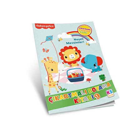 KS Games Fisher Price Boyama Sticker Kitabı 1 (Neşeli Mevsimler)