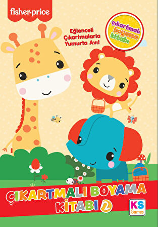 KS Games Fisher Price Boyama Sticker Kitabı 2 (Yumurta Avı)