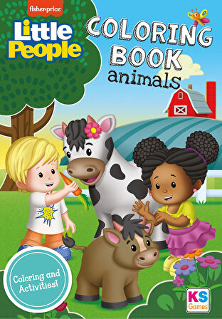 KS Games Fisher Price Küçük İnsanlar Boyama Aktivite Kitabı - Hayvanlar