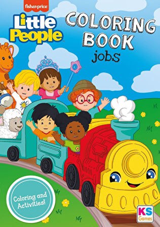 KS Games Fisher Price Küçük İnsanlar Boyama Aktivite Kitabı - Meslekler