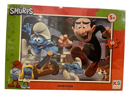 Ks Games Puzzle Smurf 50 Prç