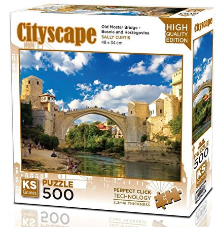 Ks Games 500 Parça Old Mostar Bridge Bosna-Hersek Puzzle