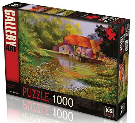 KS Games Değirmen 12+ Yaş Küçük Boy Puzzle 1000 Parça