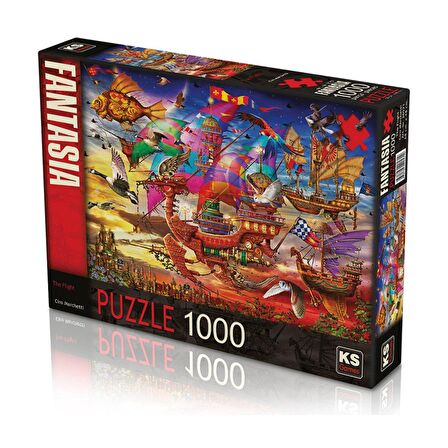 KS Games Fantastik 1000 Parça Yetişkin Puzzle