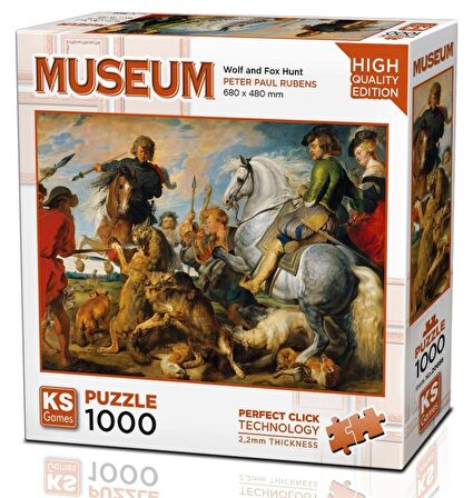 KS Games 1000 Parça Kurt ve Tilki Avı Puzzle 