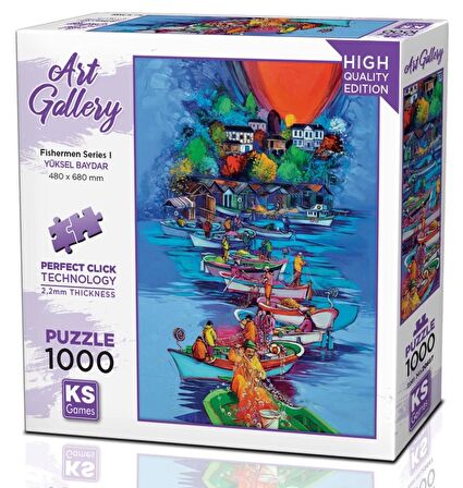 KS Games 1000 Parça Balıkçılar Serisi I Puzzle