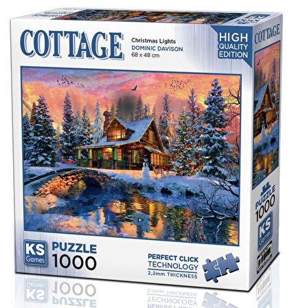 KS Games 1000 Parça Noel Işıkları Puzzle