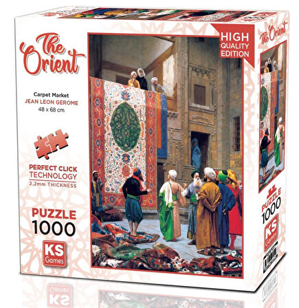 Ks Games 1000 Parça Halı Tüccarı (Jean Leon Gerome) Puzzle