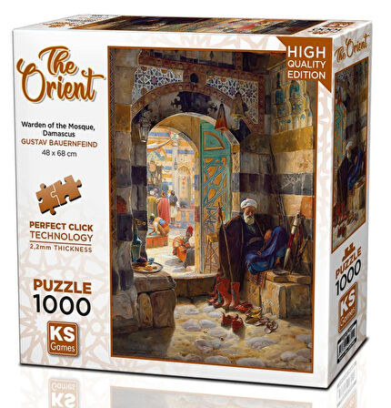 Ks Games 1000 Parça Şam Cami Muhafızı Puzzle - Gustav Bauernfeind