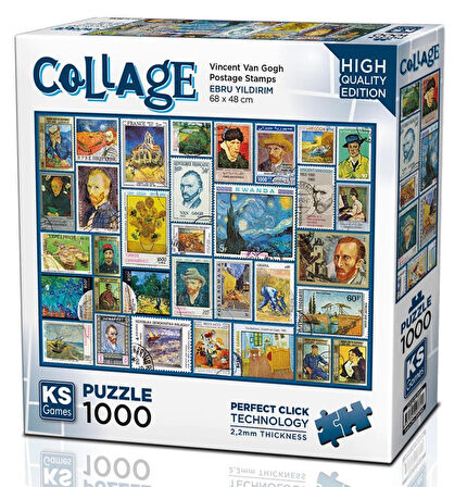 Ks Games 1000 Parça Vincent Van Gogh Posta Pulları Puzzle - Ebru Yıldırım