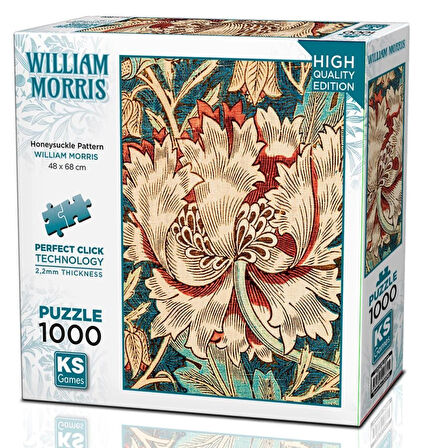 Ks Games 1000 Parça Hanımeli Puzzle - William Morris