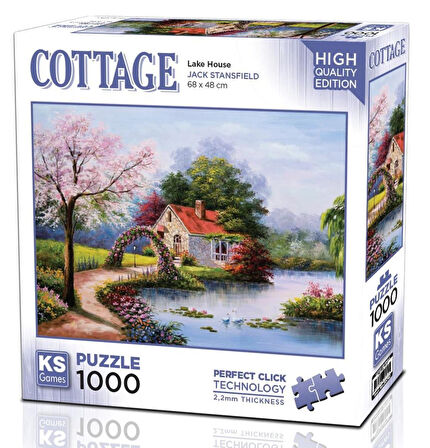 Ks Games 1000 Parça Göl Evi Puzzle - Jack Stansfield