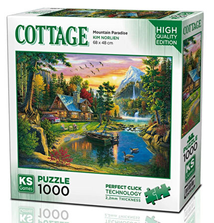 Ks Games 1000 Parça Mountain Paradise Puzzle - Kim Norlien