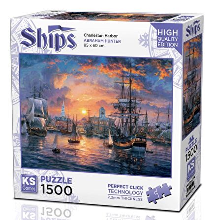 KS Games 1500 Parça Charleston Limanı Puzzle