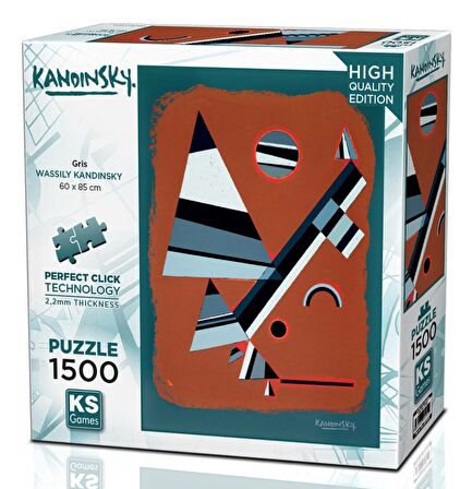 KS Games 1500 Parça Gris Puzzle