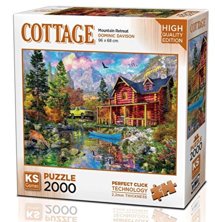 KS Games 2000 Parça Dağ İnziva Yeri Puzzle