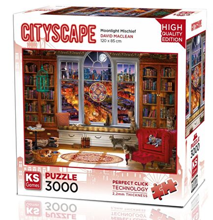 KS Games 3000 Parça Ay Işığında Puzzle