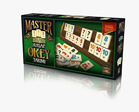 master elegance ahşap okey takımı