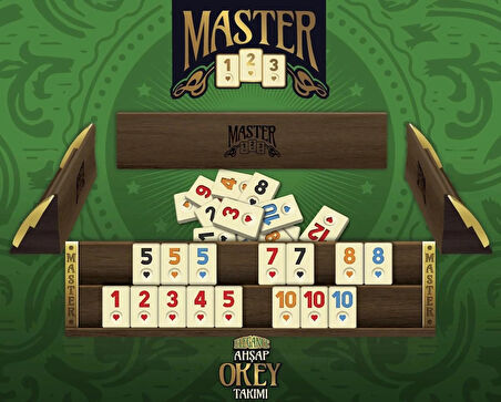 master elegance ahşap okey takımı