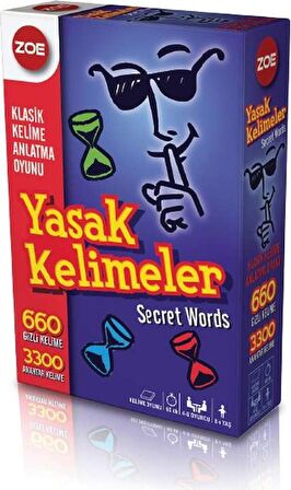 Zoe Yasak Kelimeler Kutu Oyunu - Secret Words