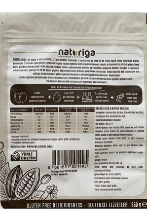 Glutensiz Kakaolu Kek Karışımı 260 Gr
