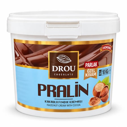 Drou Ekonomik Pralin Kakaolu Fındık Kreması 10 kg