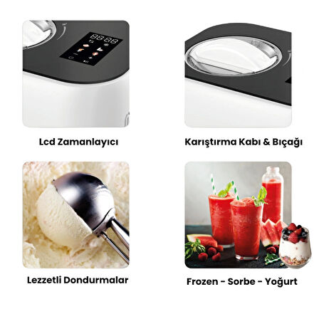 Mieco Gelato  4-in-1 Dondurma Makinesi