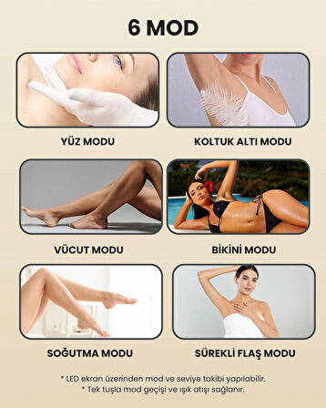 Mieco Safir Soğutma Özellikli ipl Lazer Epilasyon Aleti (Safir Cam)- Lila + Gözlük ve Çanta Hediyeli