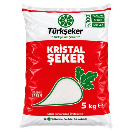 Türk Şeker Toz Şeker 5 kg 3 lü 