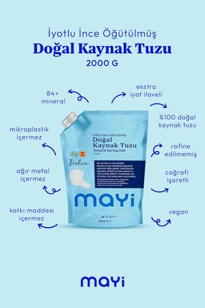 Mayi Tuz Kaynak Tuzu İyotlu İnce 2 Kg