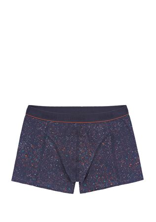 Mavi Desenli Lacivert Boxer 091280-28417