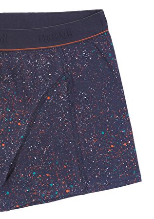 Mavi Desenli Lacivert Boxer 091280-28417