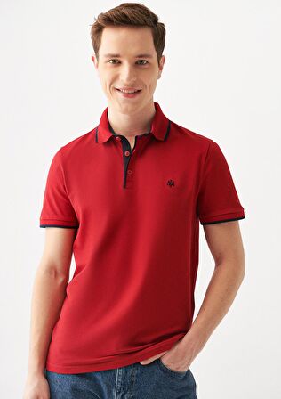 Mavi Kırmızı Polo Tişört 062373-28441