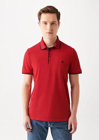 Mavi Kırmızı Polo Tişört 062373-28441
