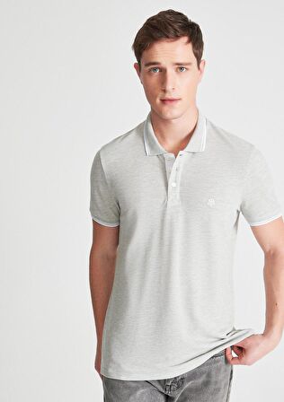 Mavi Açık Gri Polo Tişört 064164-28387