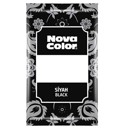 Nova Color Toz Kumaş Boyası Siyah