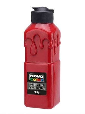 Nova Color Akrilik Boya 180Gr Kırmızı