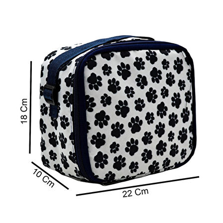 Brons Baskılı Termoslu Beslenme Çantası (BR-3263) Renk Seçenekli