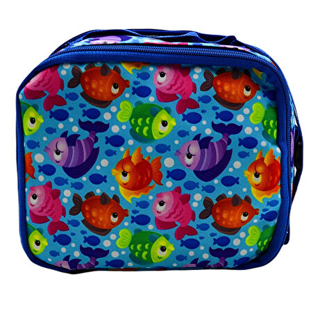 Brons Baskılı Termoslu Beslenme Çantası (BR-3263) Renk Seçenekli