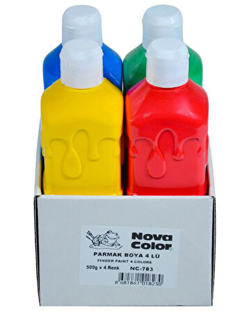 Nova Color Parmak Boyası 500 Gr 4 renk NC783