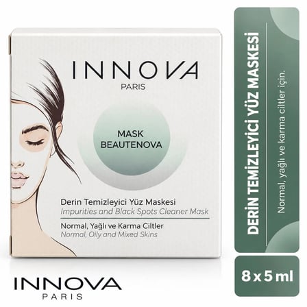 Innova Mask Beautenova Siyah Nokta Giderici Arındırıcı 5 Ml 8lı