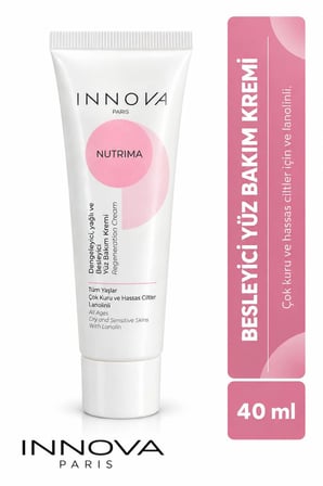 Innova Nutrıma Hassas ve Kuru Ciltler İçin Su Bazlı Yağsız Nemlendirici Yüz Bakım Kremi 40 ml