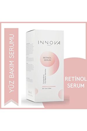 Innova Retinol Tüm Cilt Tipleri İçin Su Bazlı Yağsız Nemlendirici Yüz Bakım Serumu 30 ml