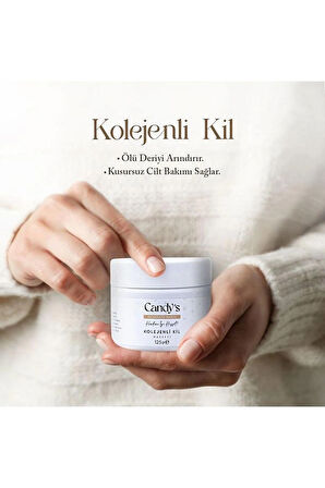 Candy's Kolajen Kil Maskesi Akne Ve Siyah Nokta Engelleyici
