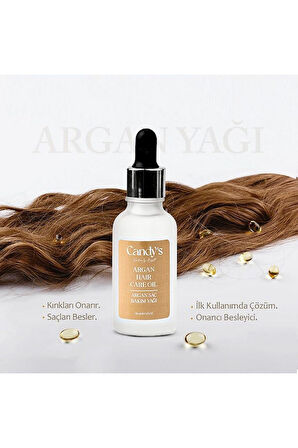 candy's Argan Saç Bakım Serumu Ve Yağı